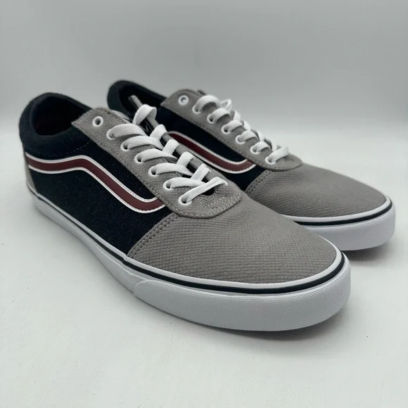 Vans Ward Grey Leather Vans Shoes Vans Shoes Brand New Vans